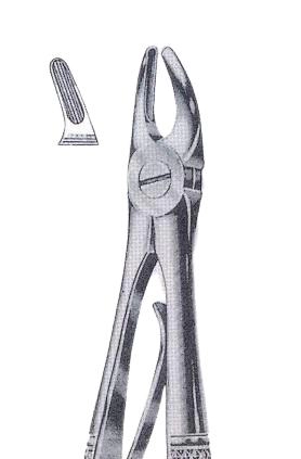 Exctracting forceps children`s for upper premolars
