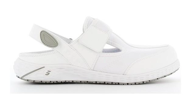 Медицинские рабочие сабо из искусственной кожи ALIZA, белые