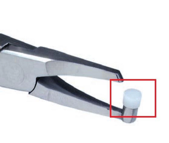 Plastic pad of orthodontic pliers, 4.8 mm