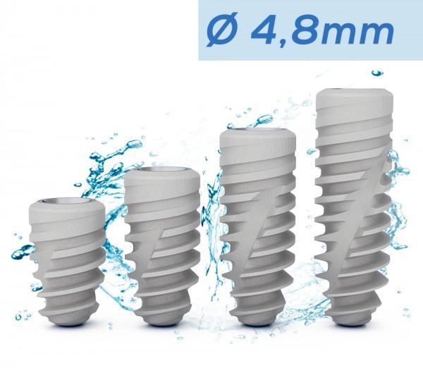 ICX-Active Liquid implants Ø 4.8 mm