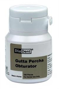 Gutapercha Diadent для горячей обтурации, 100 штук.
