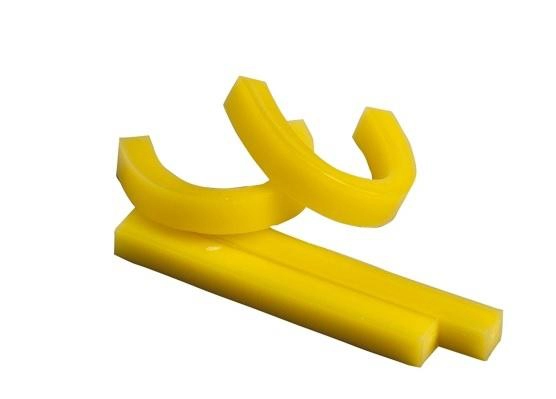 Wax biting edges arched, soft