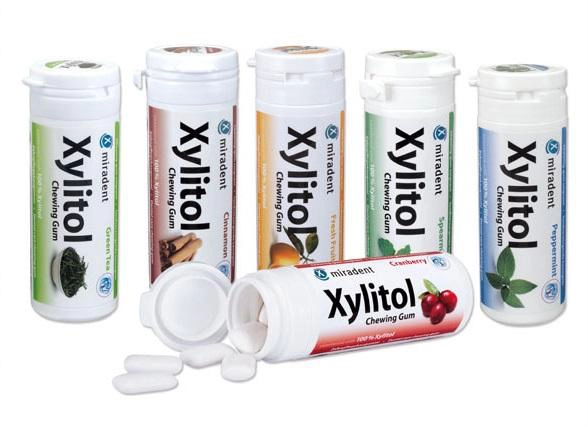 Chewing Gum with xylitol, Miradent Xylitol, 30 pcs.