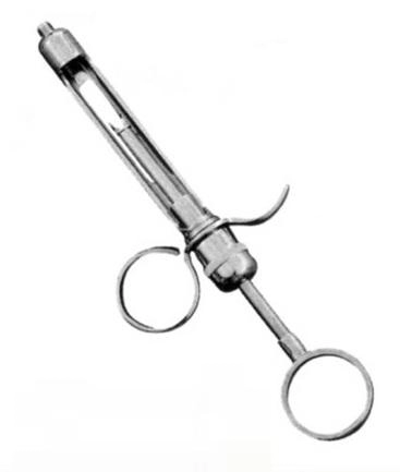 Aspirated syringe, 1.8 ml